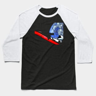 Space Car Baseball T-Shirt